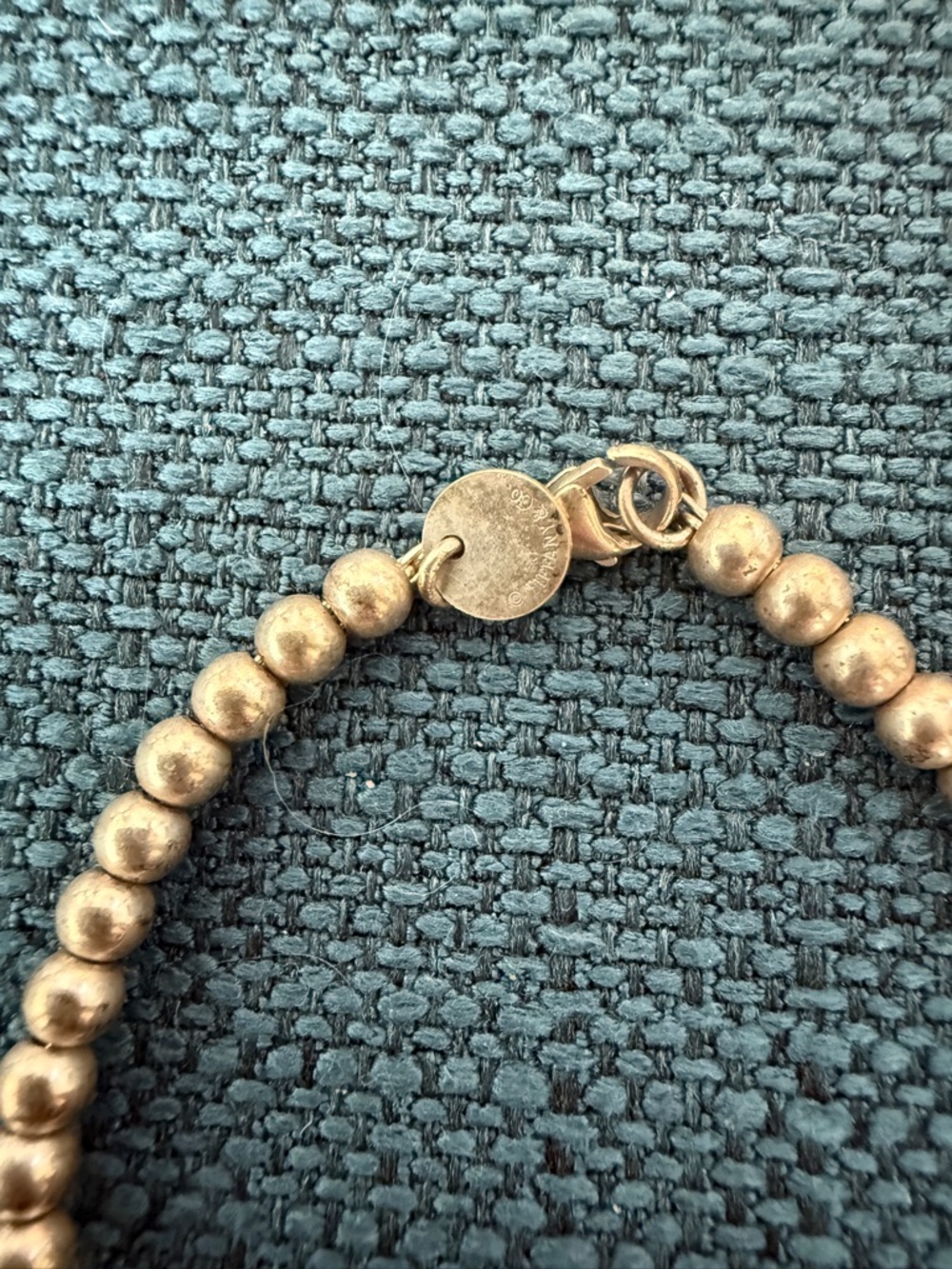 Tiffany & Co Return to Tiffany Silver Beaded Bracelet with Heart Charm  Jewelry - Picture 3 of 5